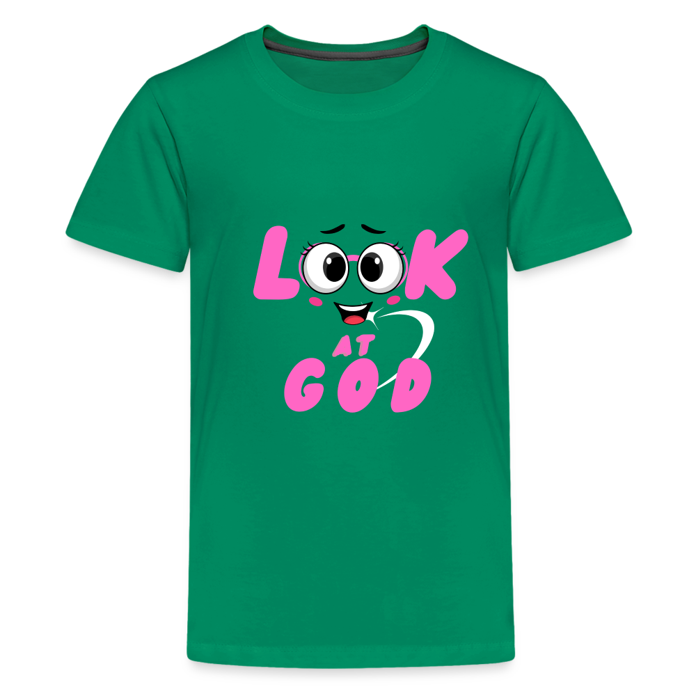 LOOK AT GOD - kelly green