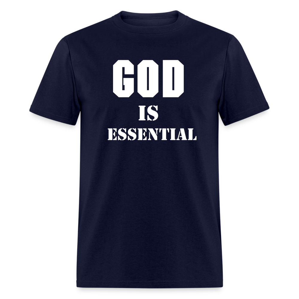 GOD IS ESSENTIAL 1 - navy