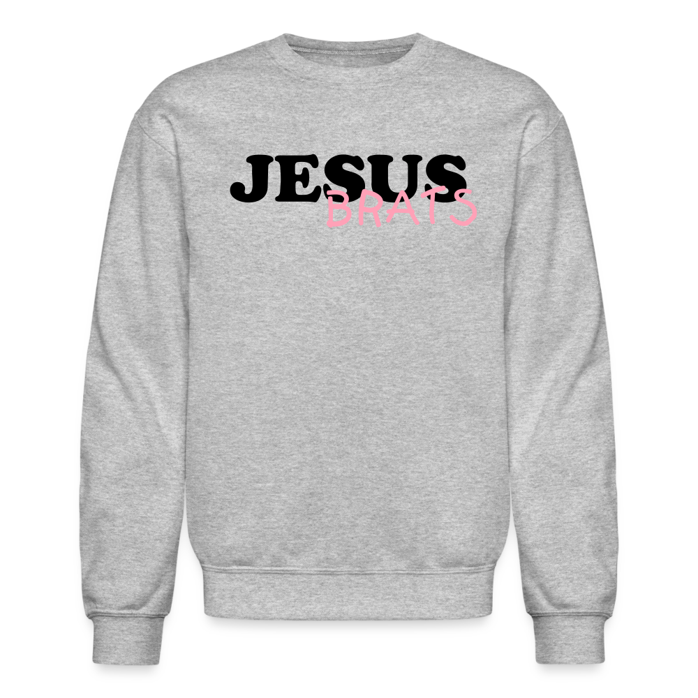JESUS BRATS Sweatshirt - heather gray