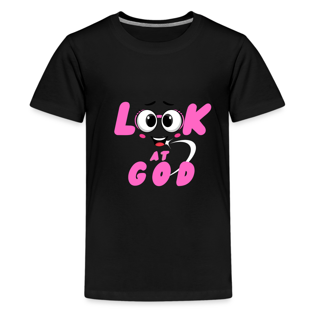 LOOK AT GOD - black