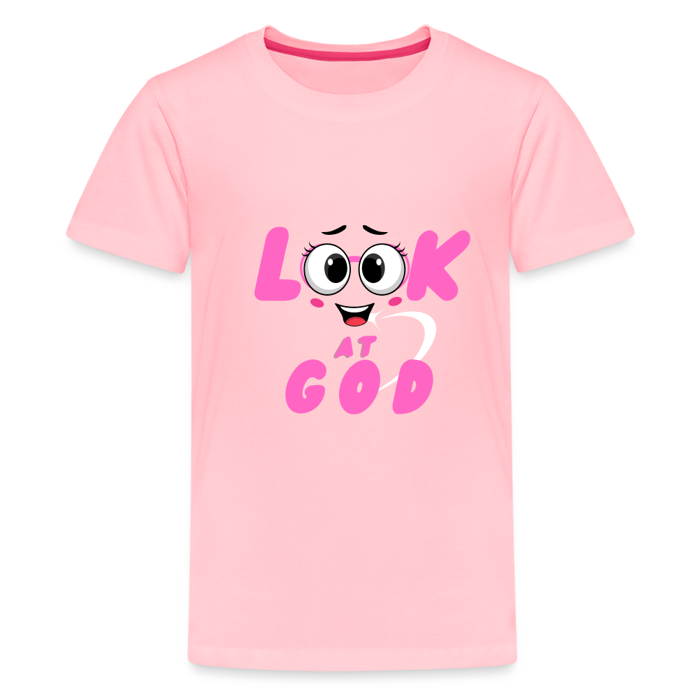LOOK AT GOD - pink