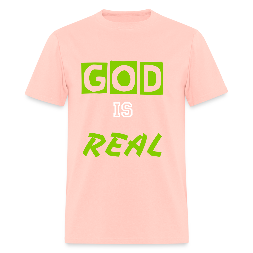 GOD IS REAL - blush pink