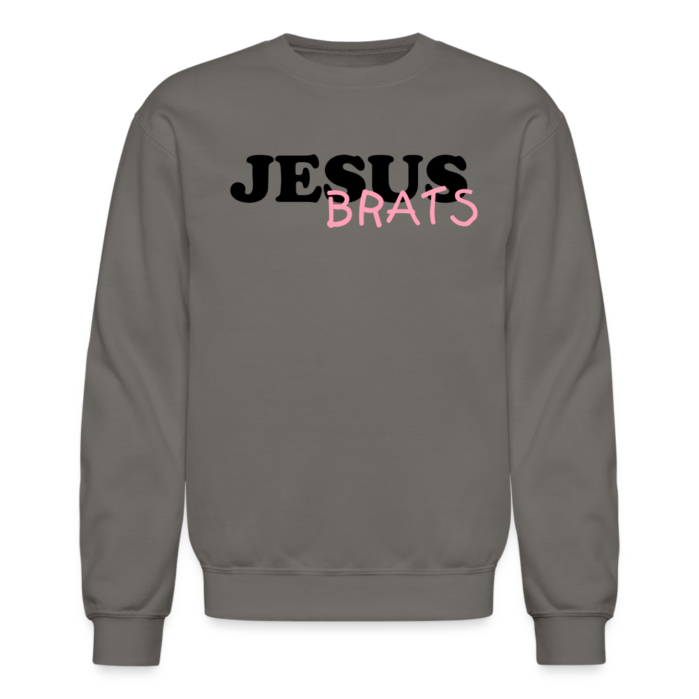 JESUS BRATS Sweatshirt - asphalt gray