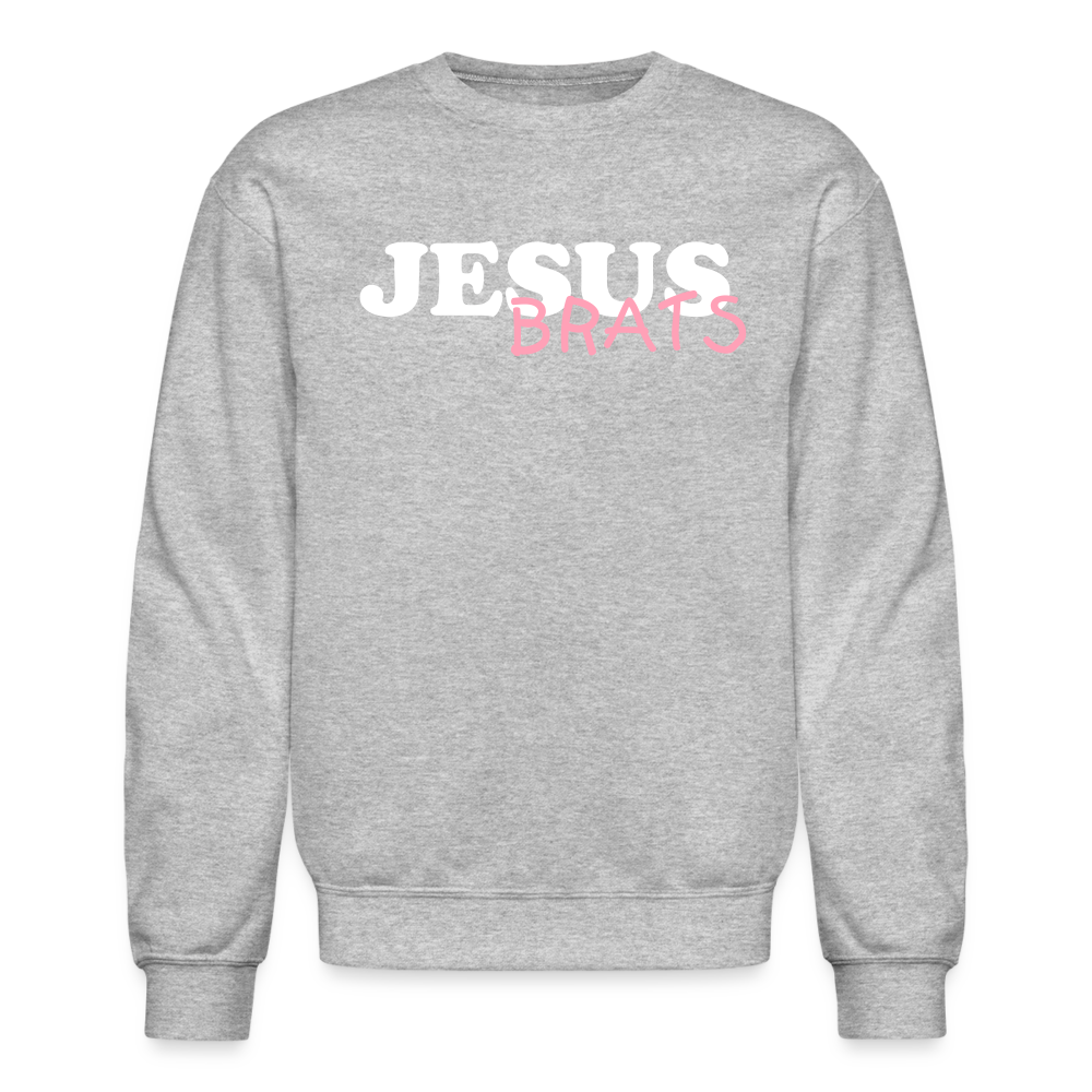 JESUS BRATS Sweatshirt - heather gray