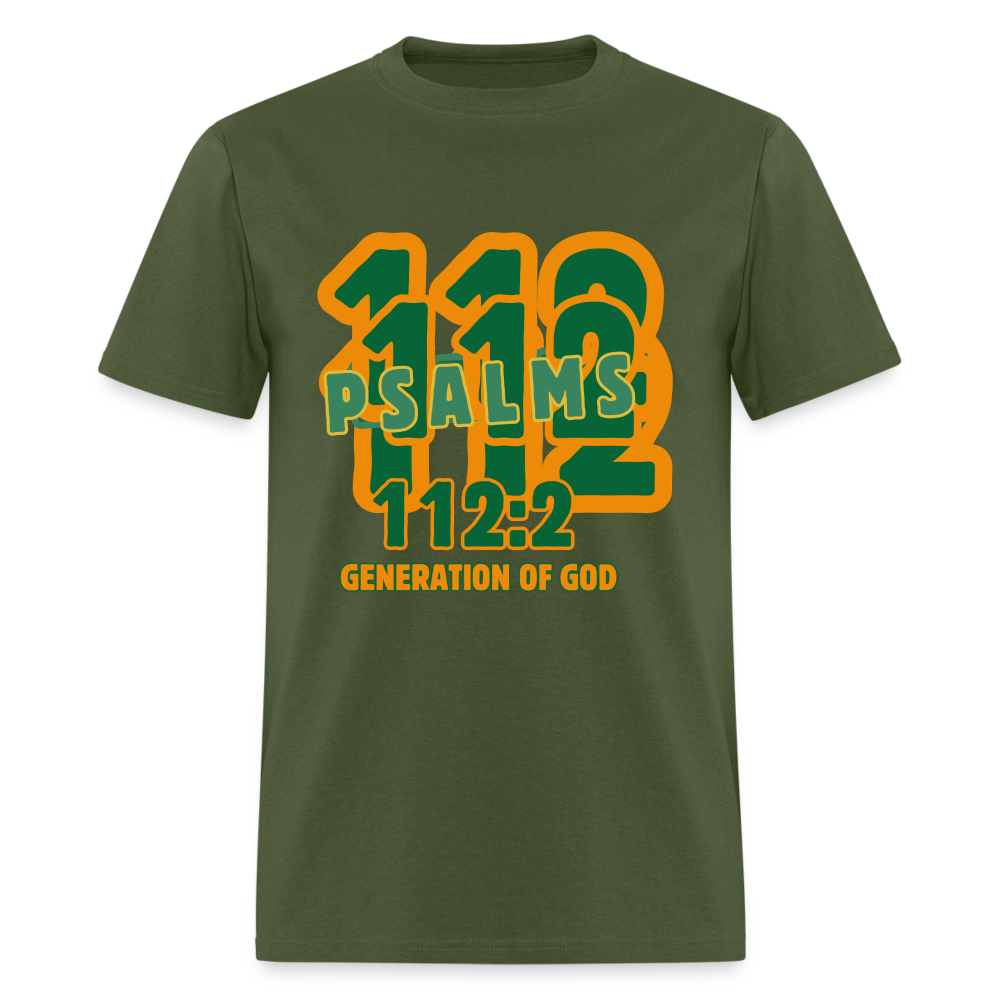 PSALMS 112:2 - military green