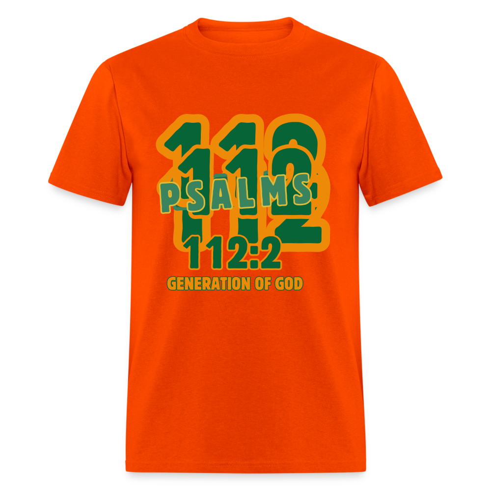 PSALMS 112:2 - orange