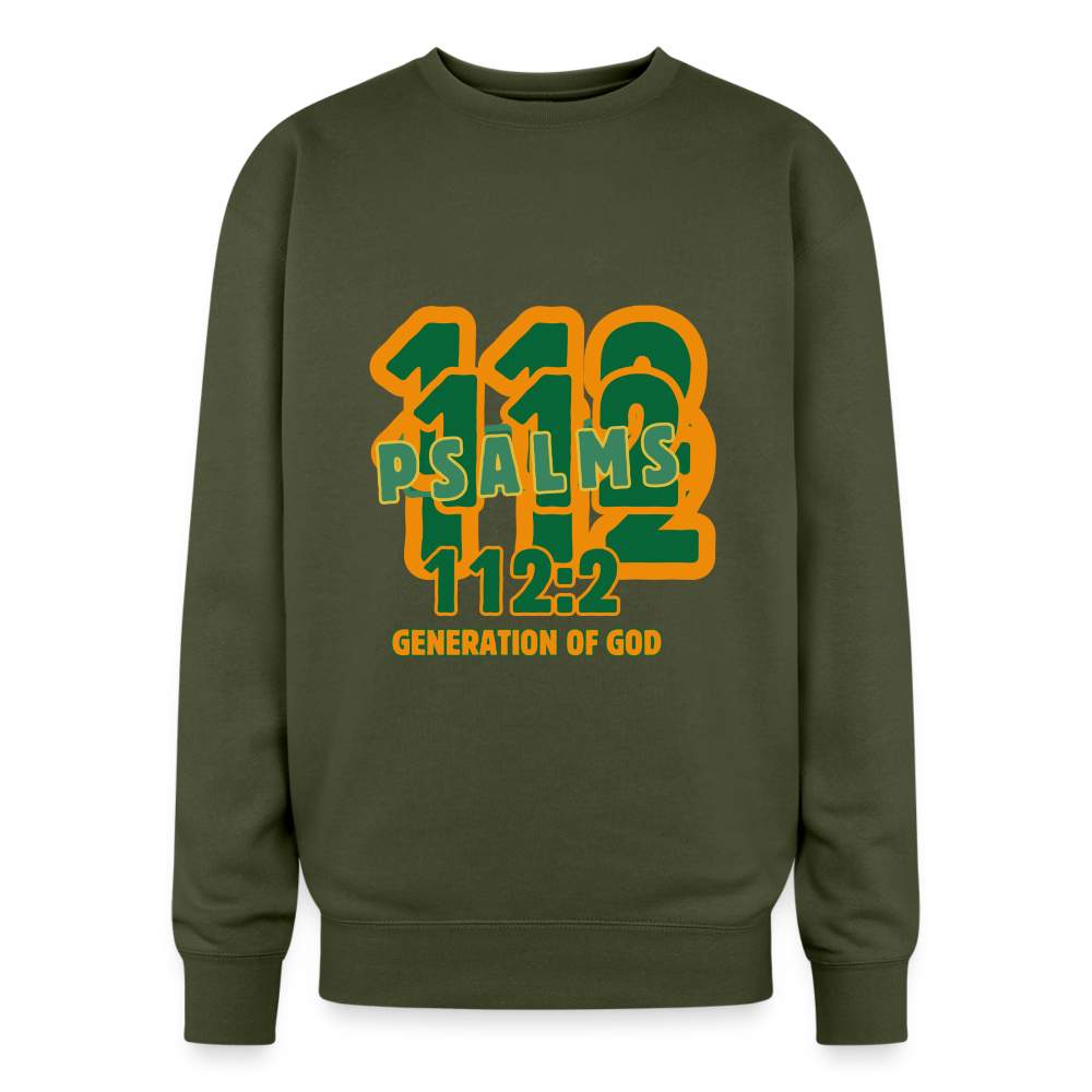 PSALMS 112:2 - olive green