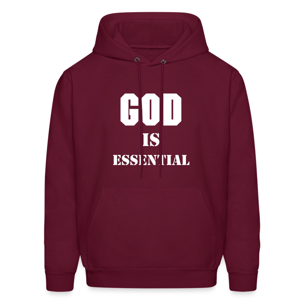 GOD IS ESSENTIAL 2 - burgundy