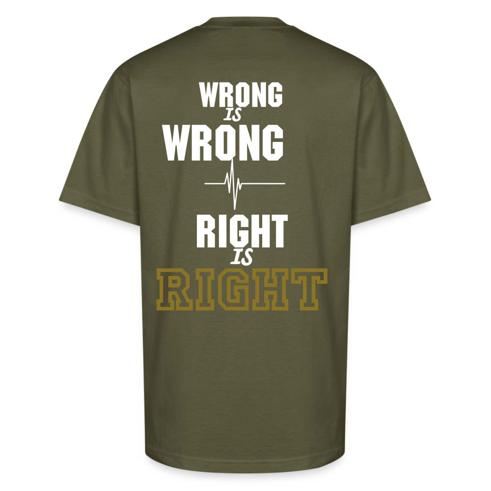 WRONG IS WRONG - classic olive