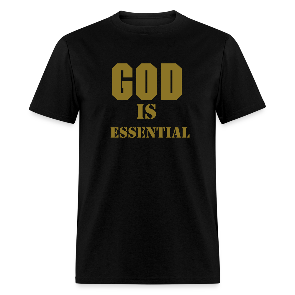 GOD IS ESSENTIAL - black