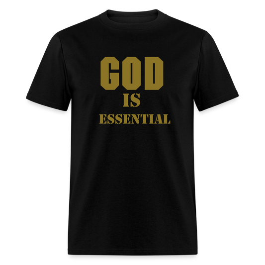 GOD IS ESSENTIAL - black