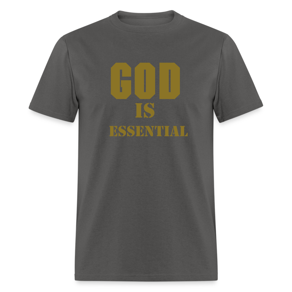 GOD IS ESSENTIAL - charcoal