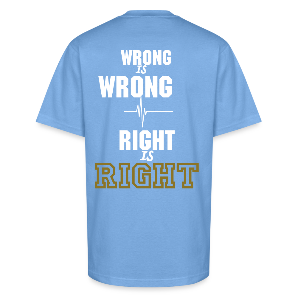 WRONG IS WRONG - sky blue